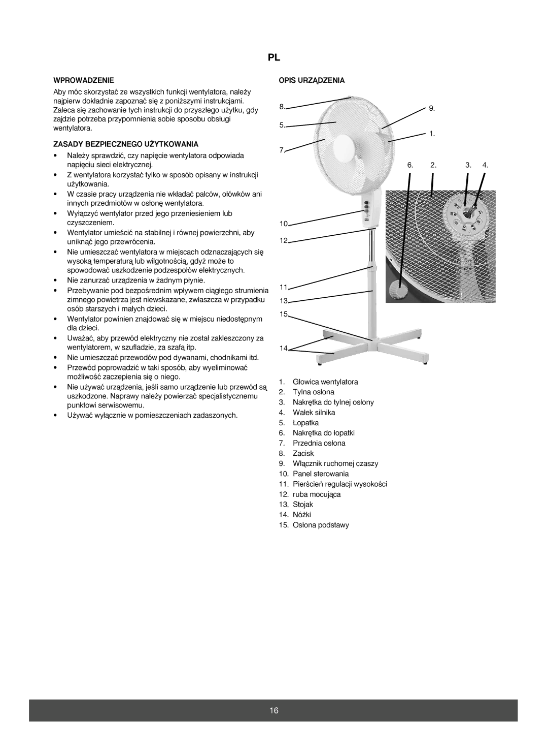 Melissa 671-107 manual Wprowadzenie Opis Urzñdzenia, Zasady Bezpiecznego U˚YTKOWANIA 