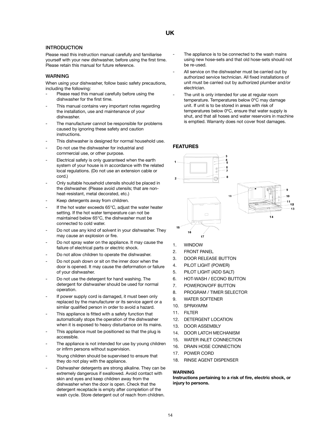 Melissa 758-007 manual Introduction, Features 