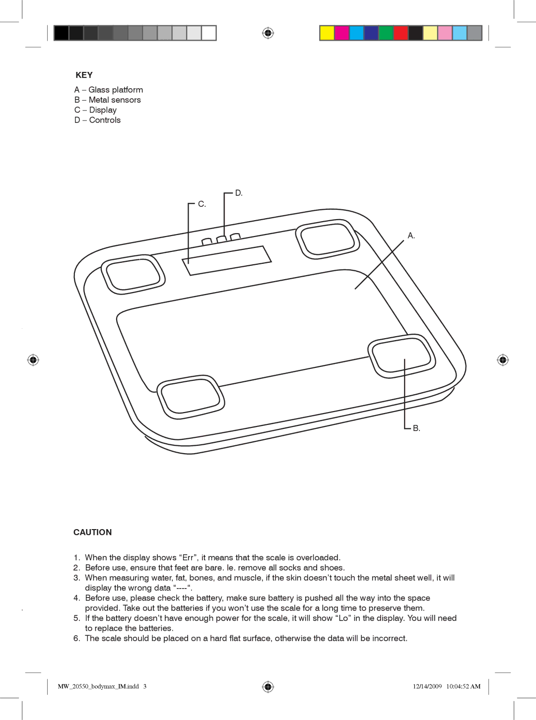 Mellerware 20550 specifications Key 