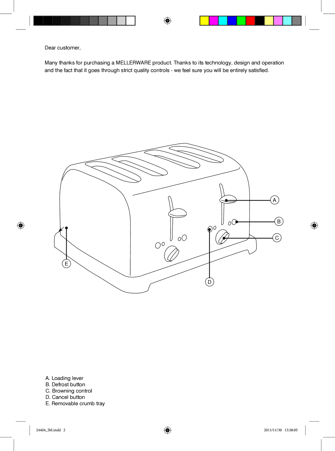 Mellerware specifications 24404IM.indd 2011/11/30 