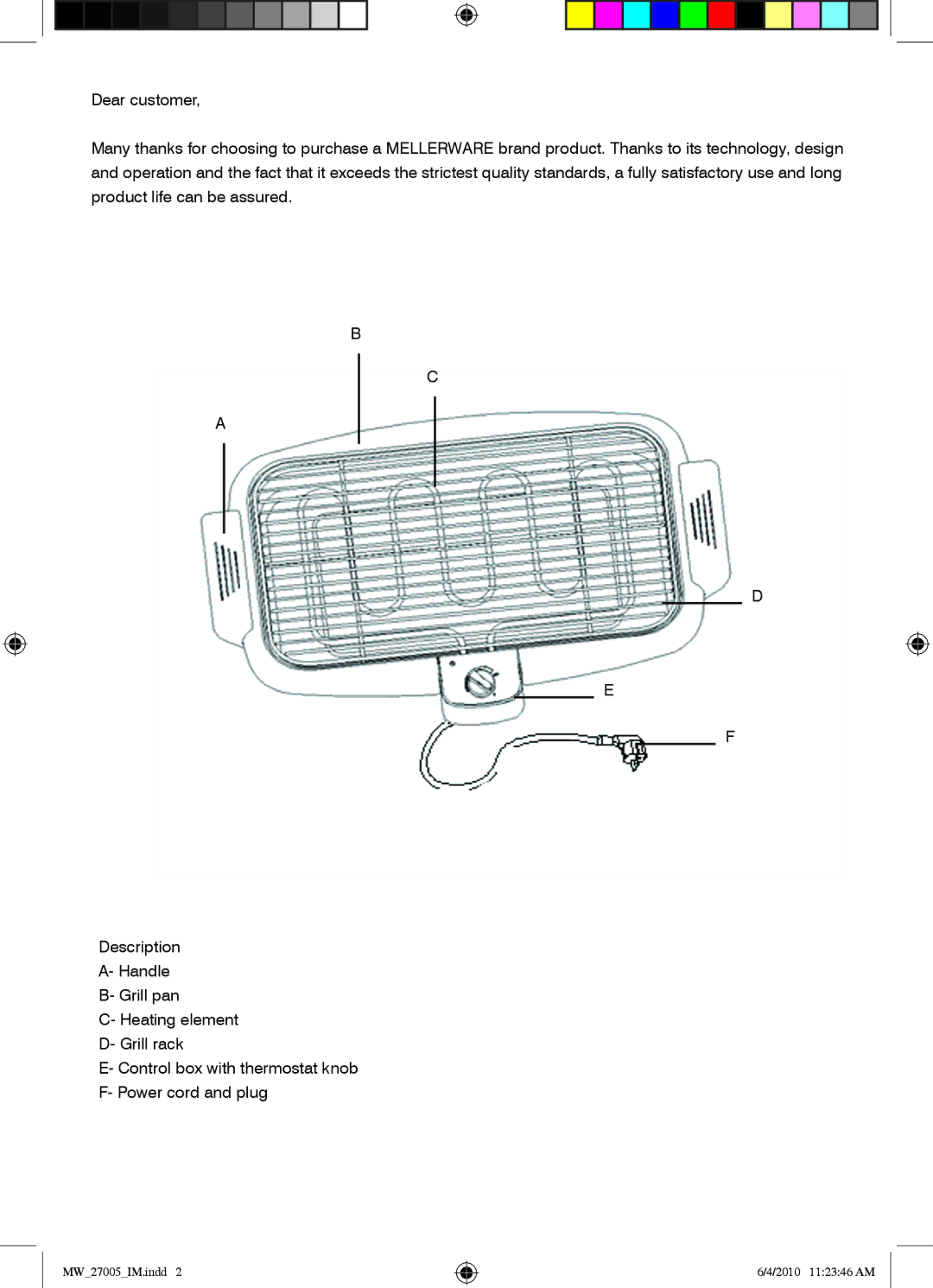 Mellerware specifications MW27005IM.indd 2010 112346 AM 