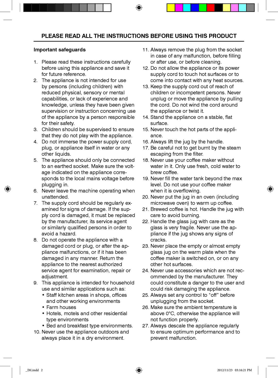 Mellerware 29500A manual Please Read ALL the Instructions Before Using this Product, Important safeguards 