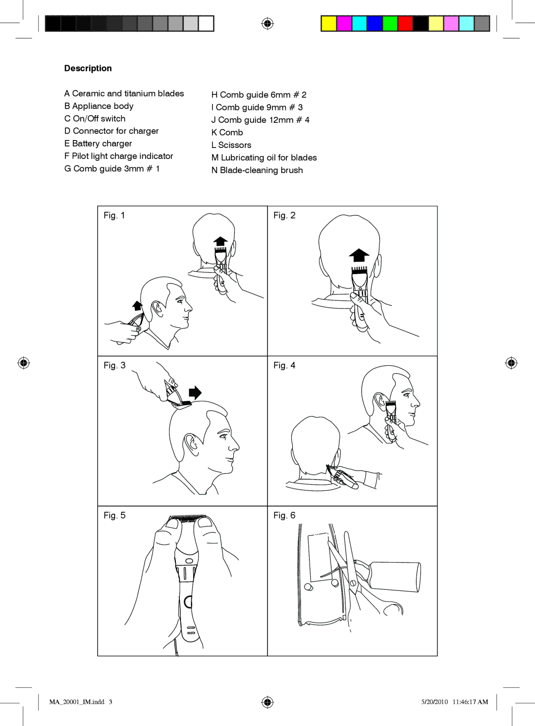 Mellerware MA20001 manual Description 