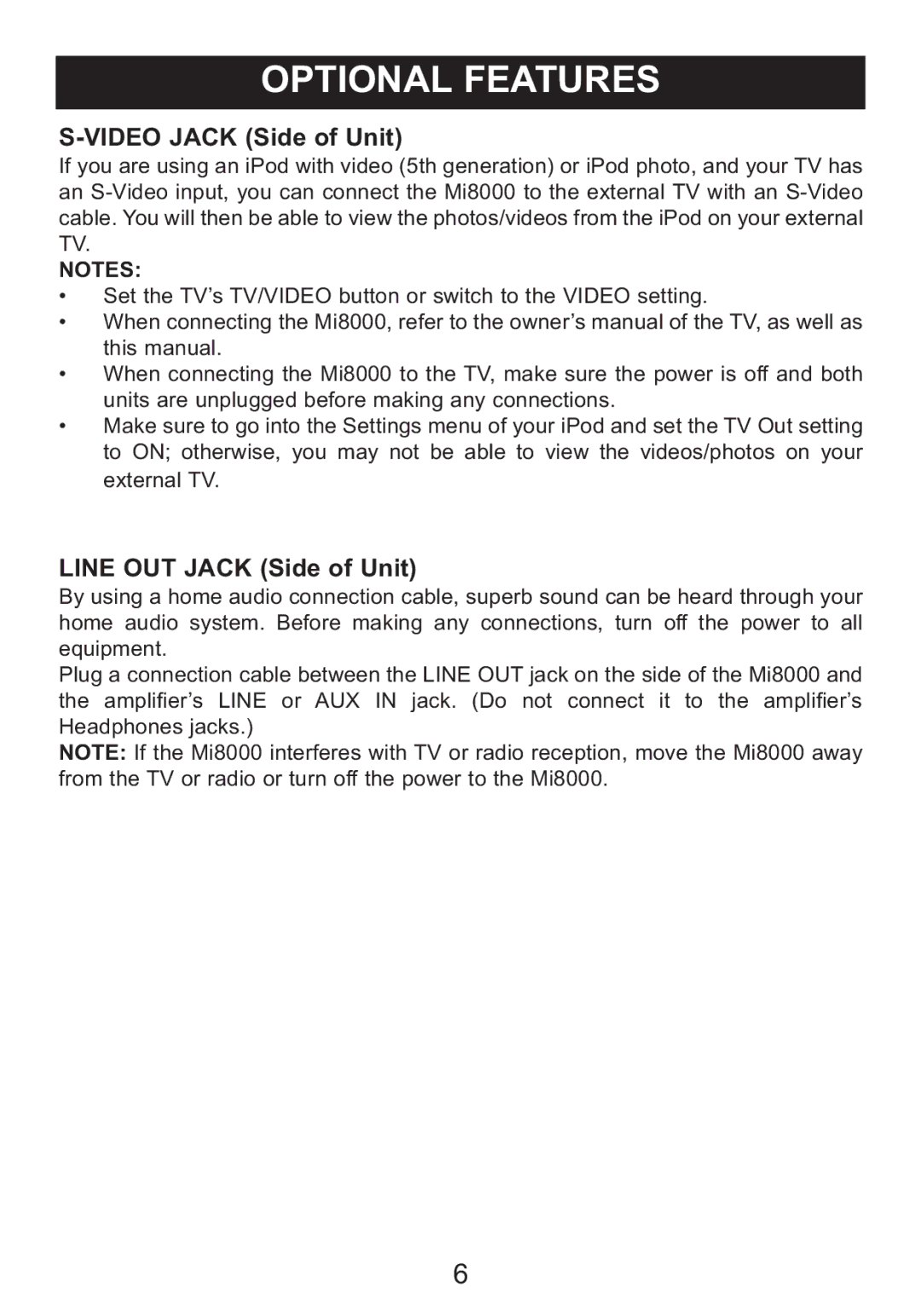 Memorex iFlipTM manual Video Jack Side of Unit 