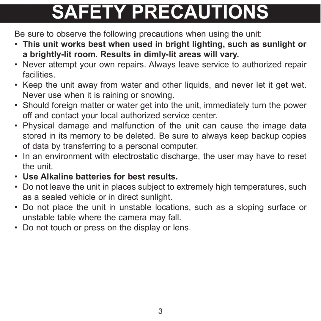 Memorex MCC215 manual Safety Precautions 