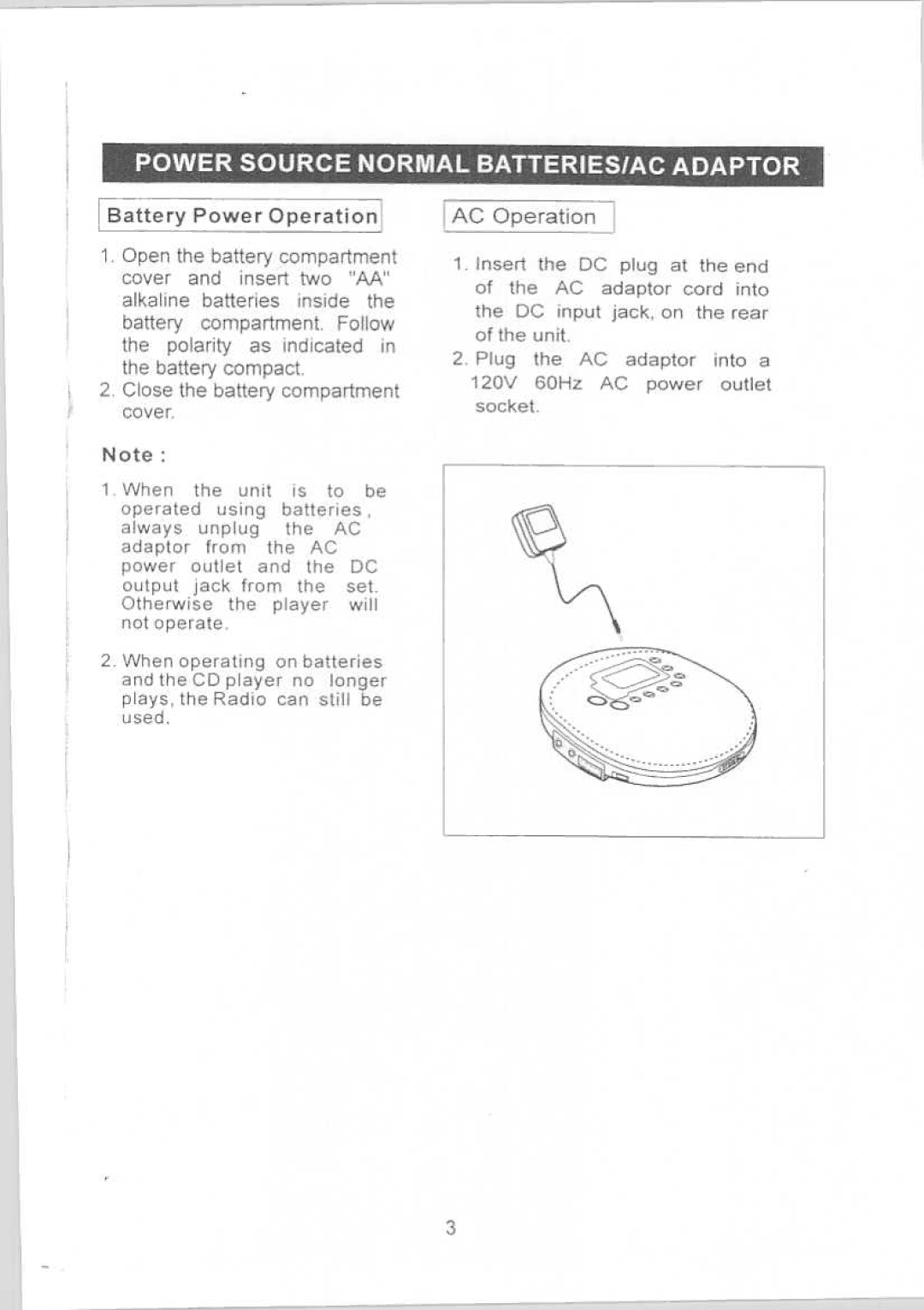 Memorex MD5485 manual 