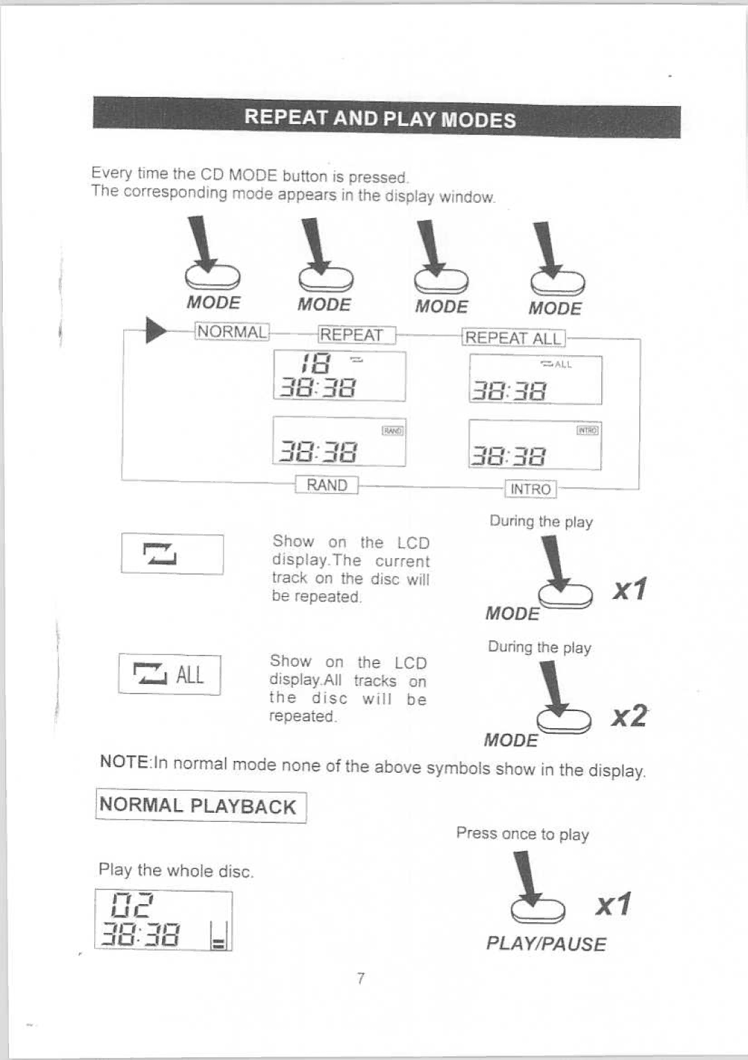 Memorex MD5485 manual 