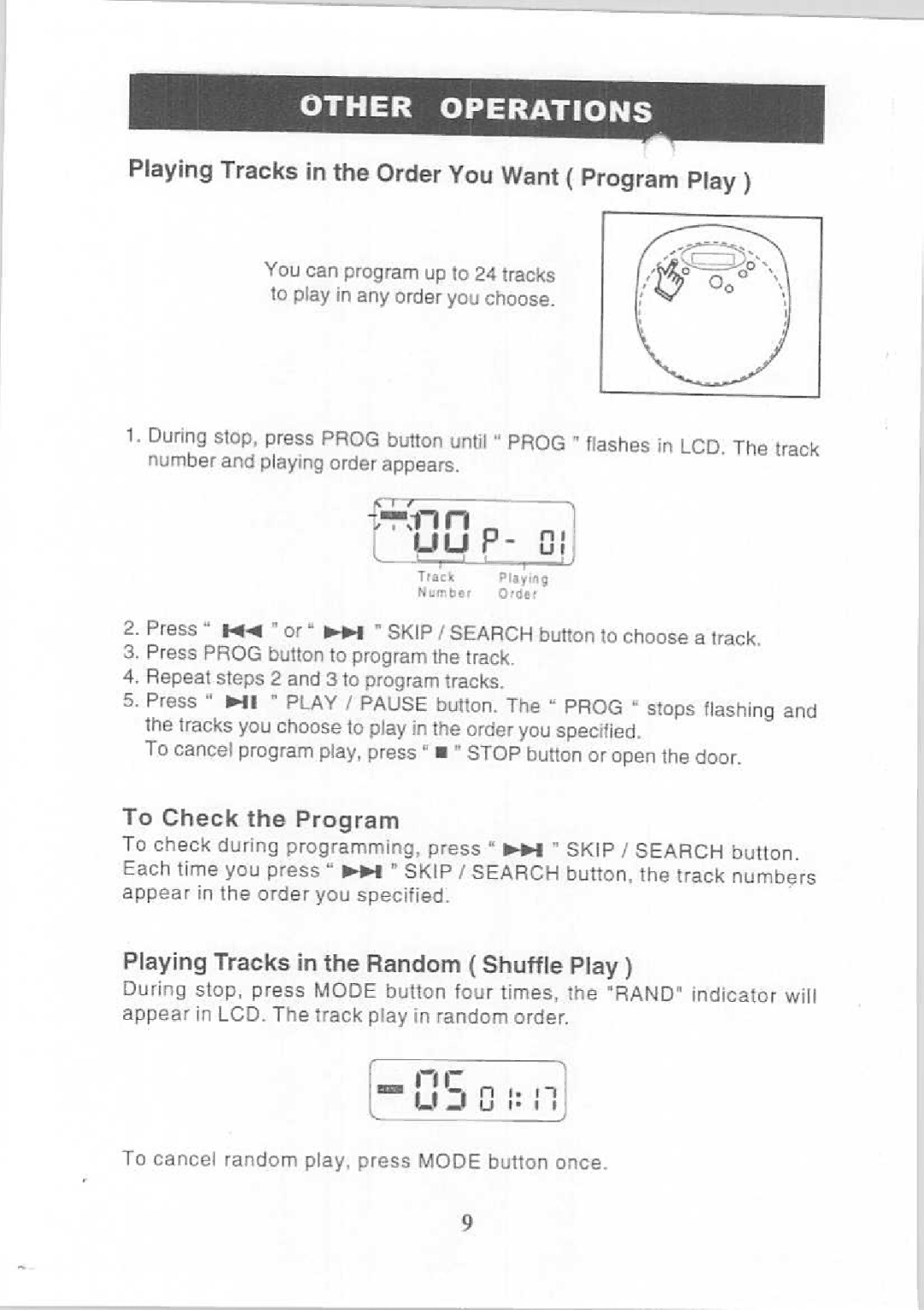 Memorex MD6126CP, MD6115 manual 