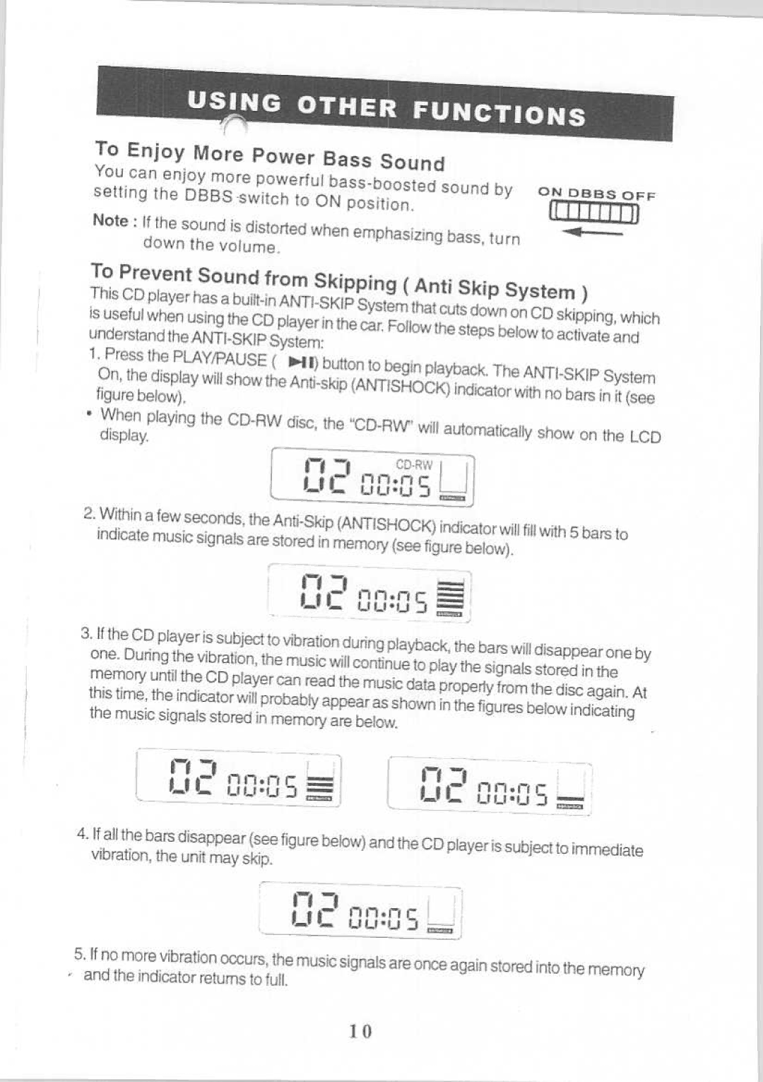 Memorex MD6115, MD6126CP manual 