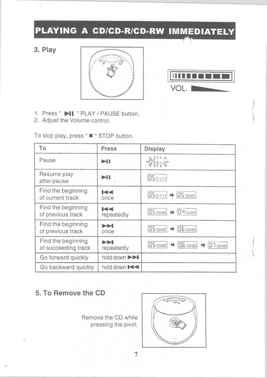 Memorex MD6126CP, MD6115 manual 