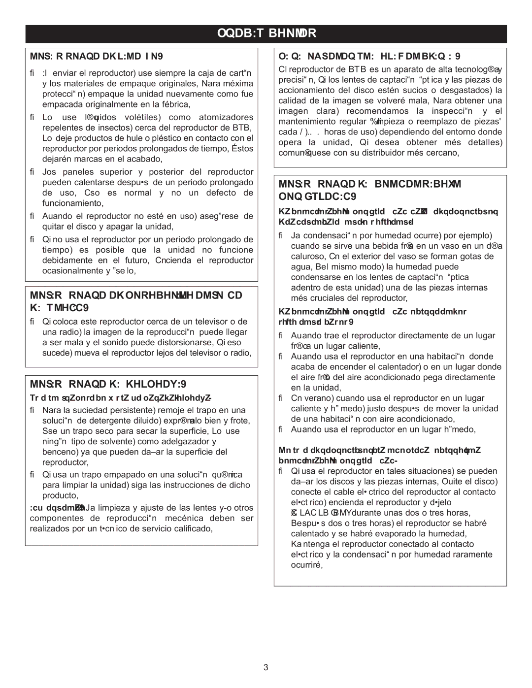 Memorex MIHT5005 manual Notas Sobre EL Posicionamiento DE LA Unidad, Notas Sobre LA Limpieza 