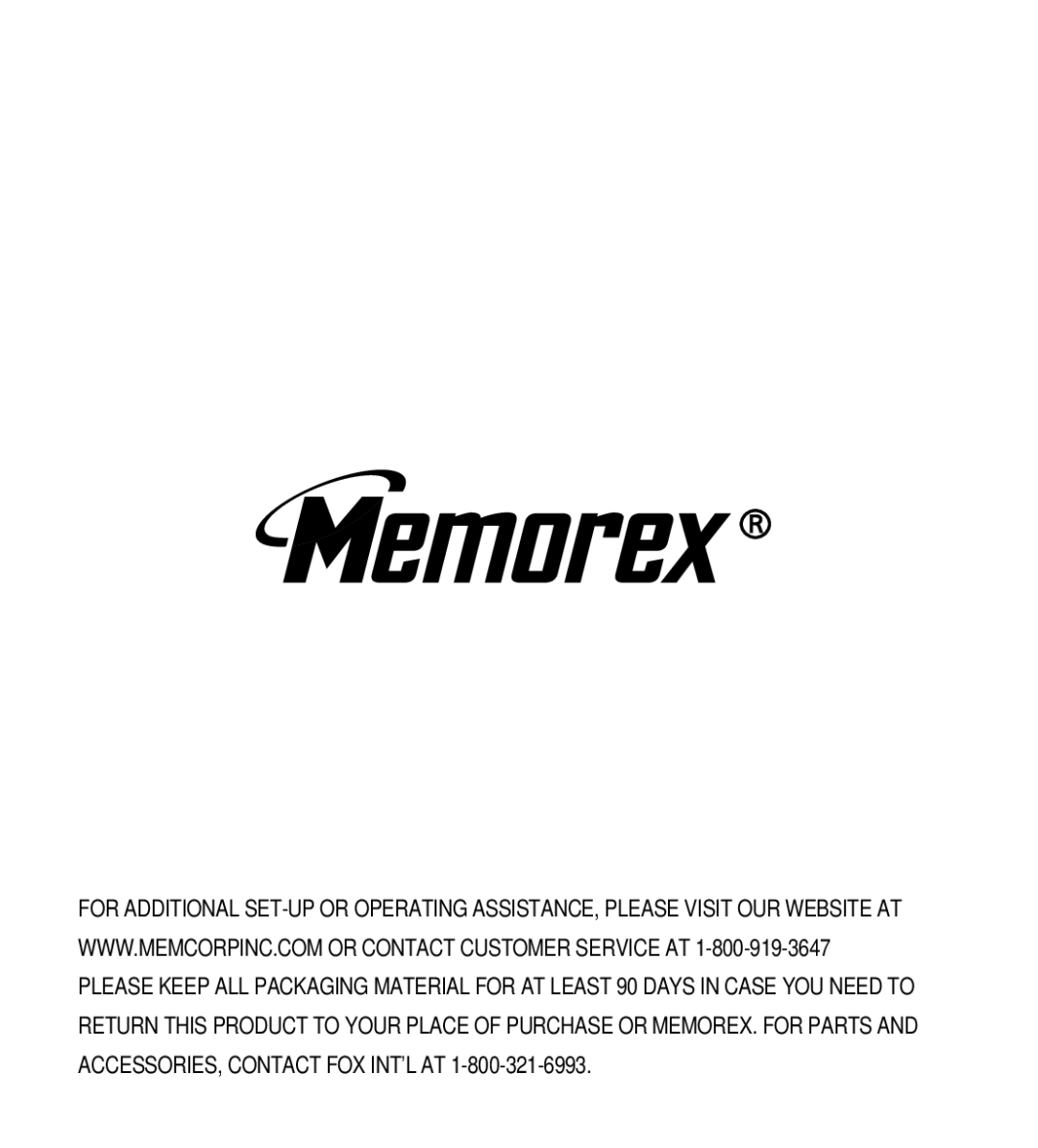 Memorex MK1995 instruction manual 