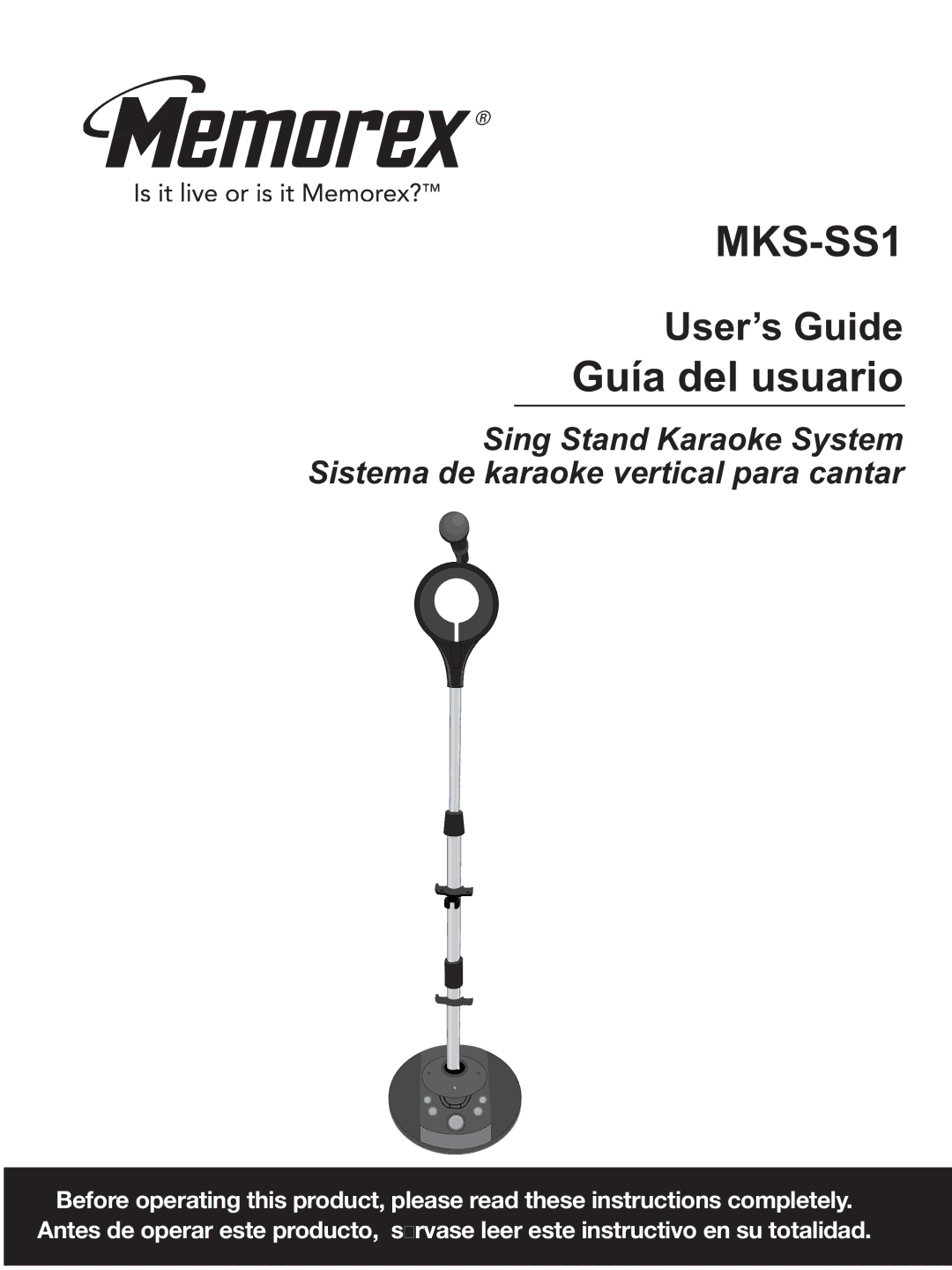 Memorex MKS-SS1 manual Guía del usuario 