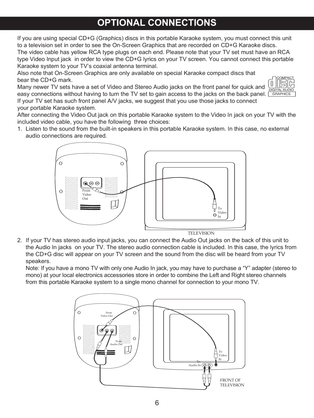 Memorex MKS2115 manual Television 