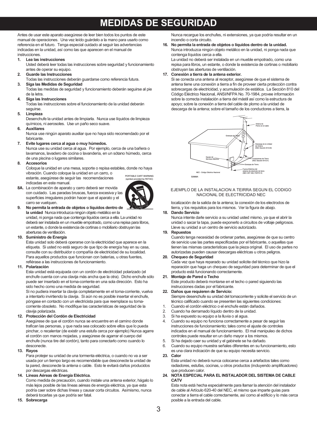 Memorex MKS2422 manual Lea las instrucciones 