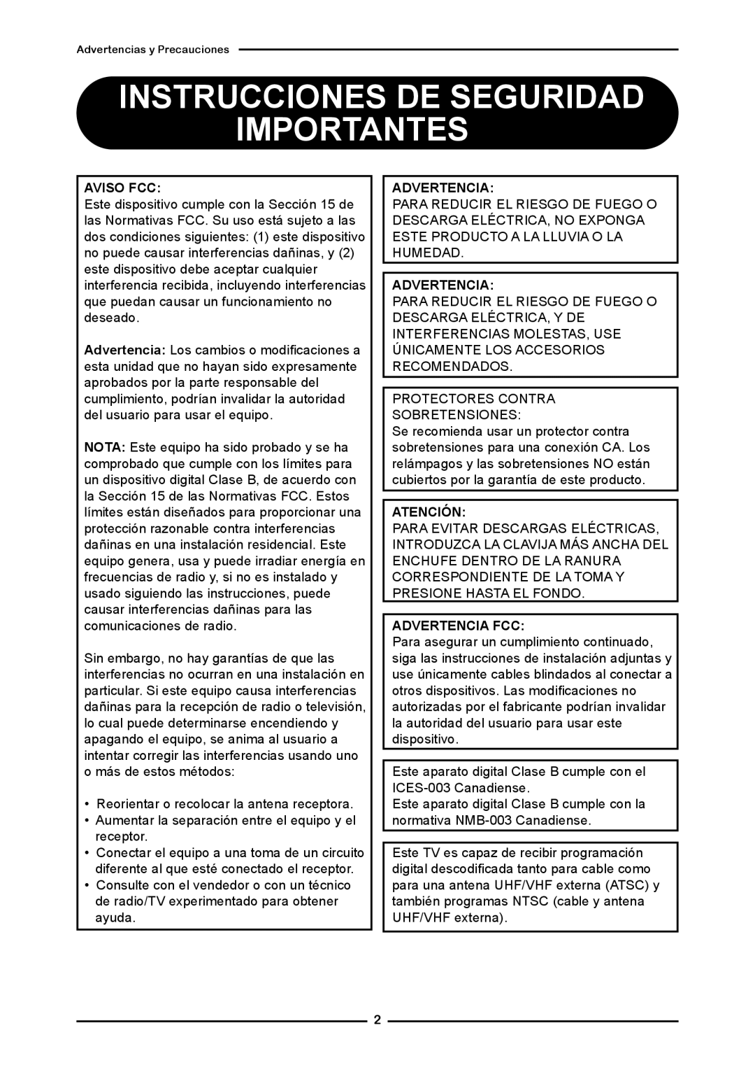 Memorex MLTD2622 manual Instrucciones DE Seguridad Importantes 