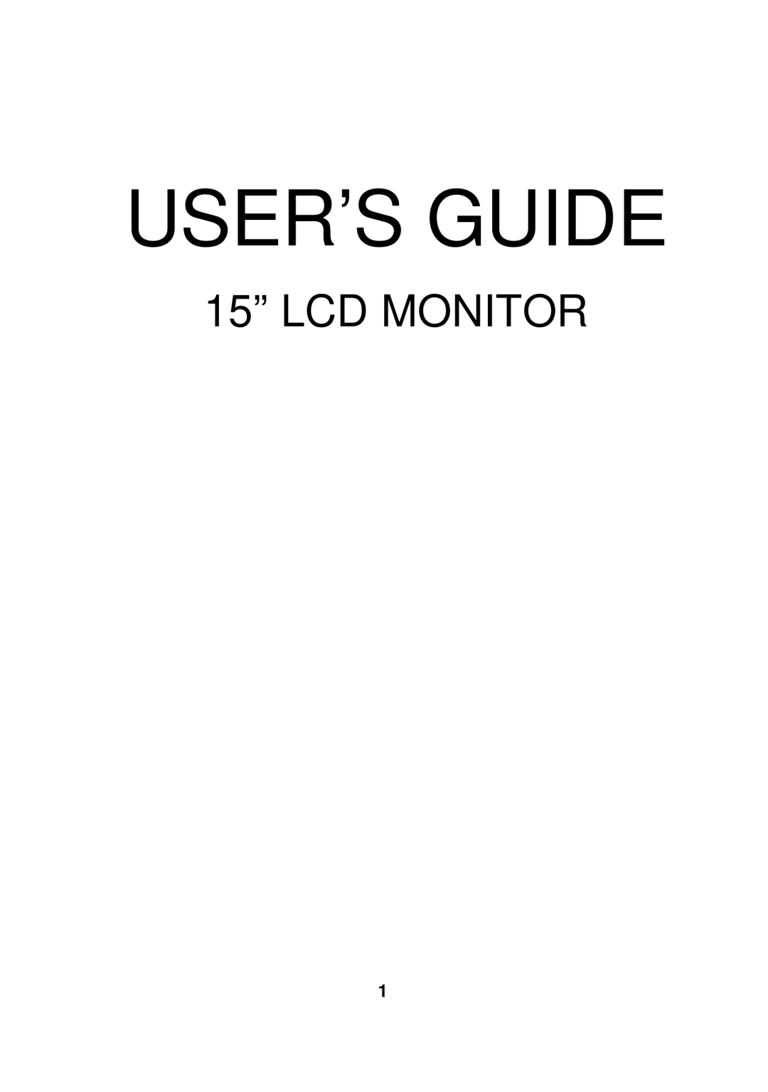 Memorex MM1540 manual USER’S Guide 