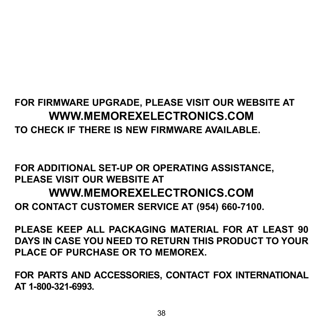 Memorex MMP3774 manual 