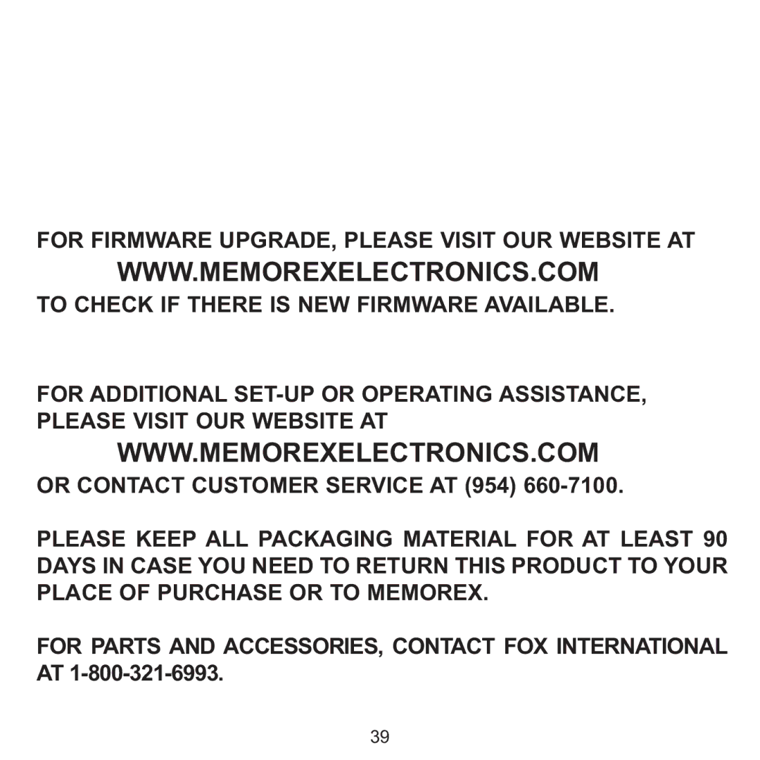 Memorex MMP8560 manual 