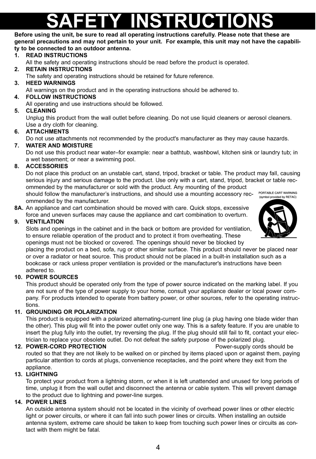 Memorex MP3134BLU manual Before usingSAFETY Instructions 