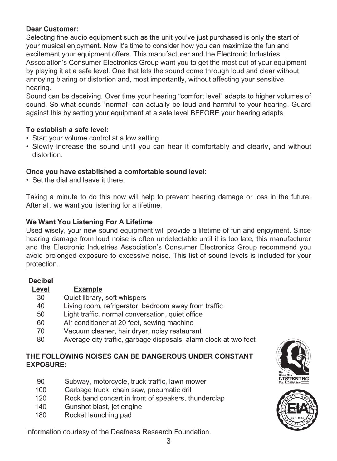 Memorex MPD8842 manual Eia S 