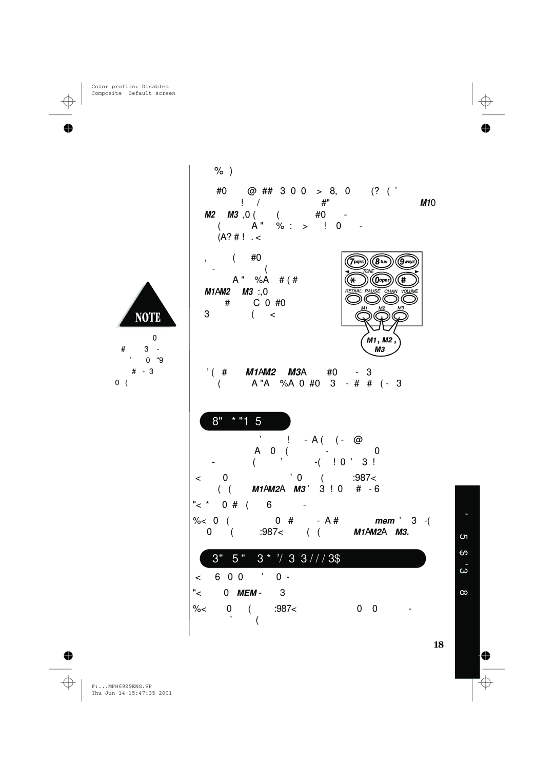 Memorex MPH6929 manual Chain Dialing, One-touch priority dialing, Erasing a Stored Number from Memory 