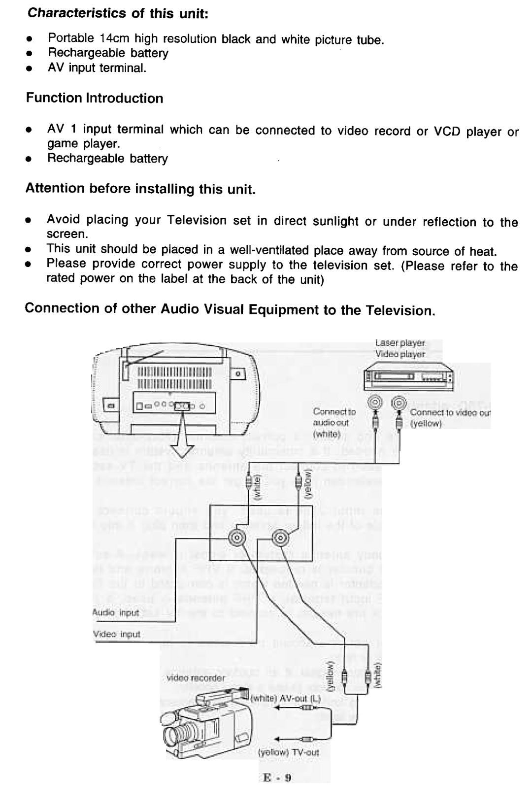 Memorex MPT -3460 manual Function Introduction, Screen 