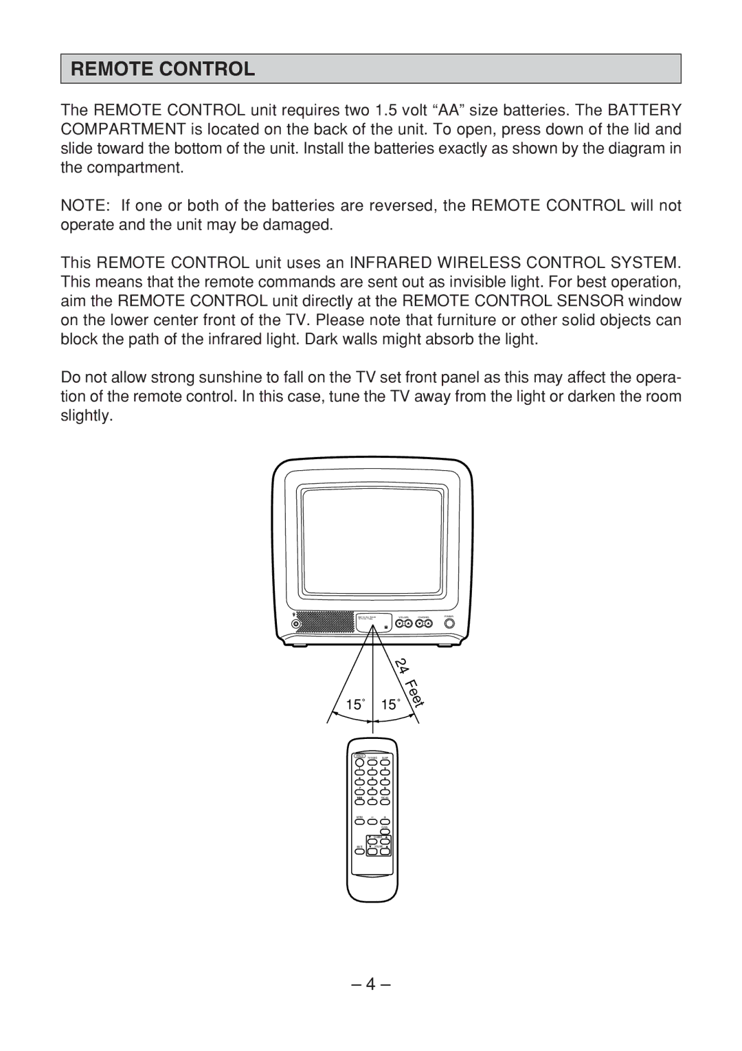 Memorex MT1091 owner manual Remote Control 