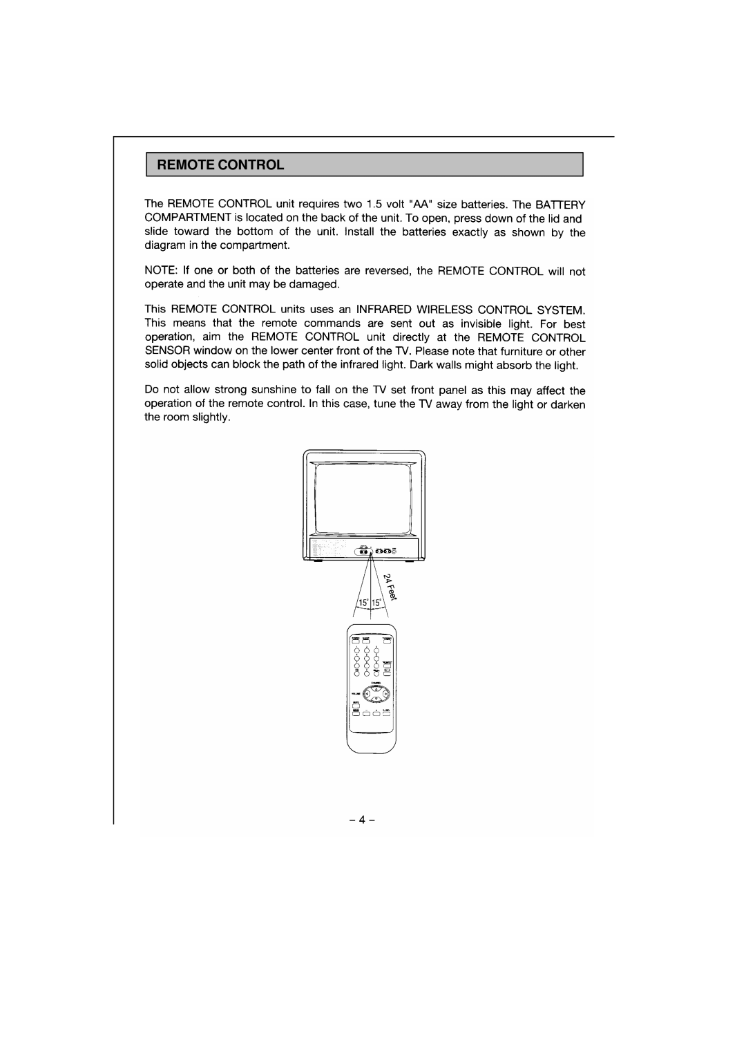 Memorex MT1192 owner manual Remote Control 