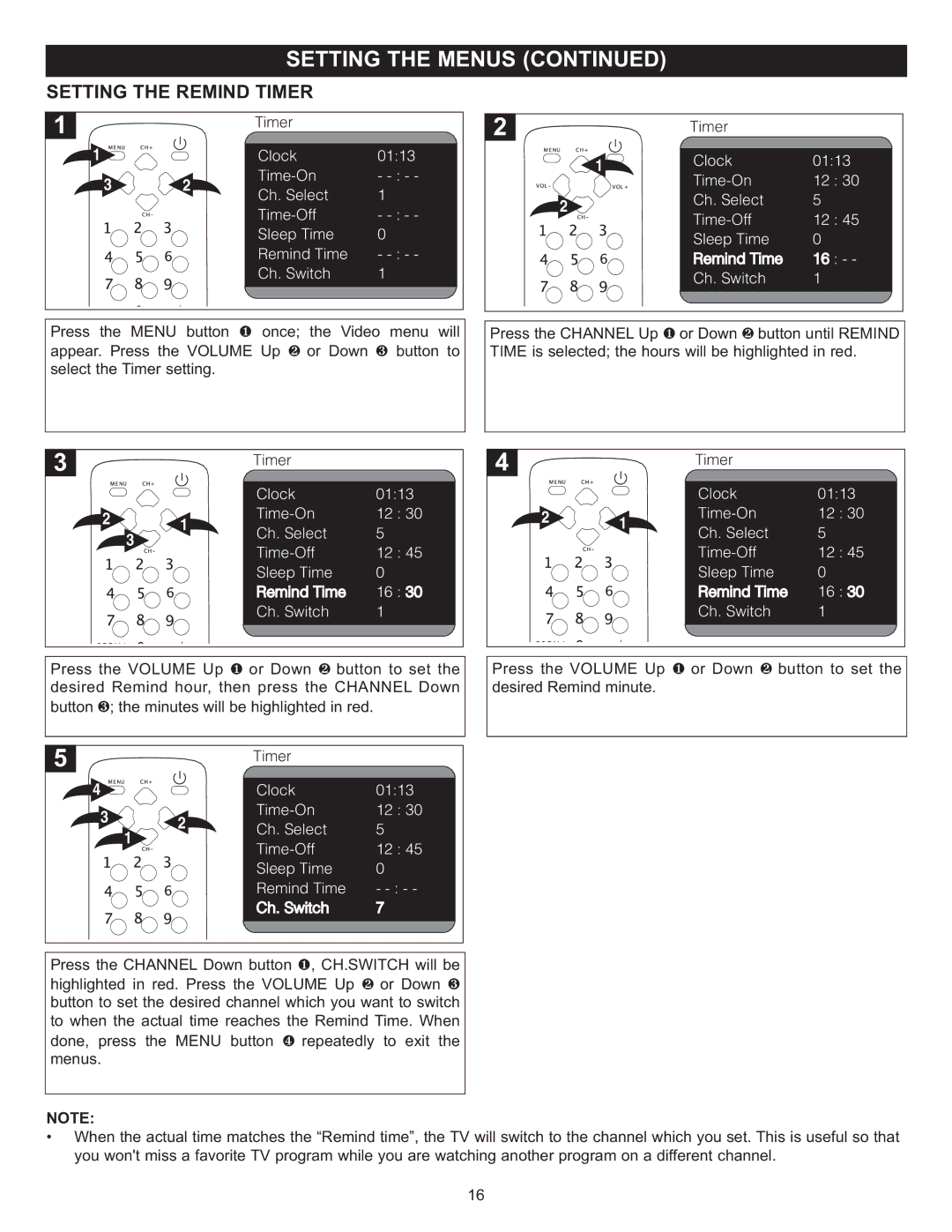 Memorex MT2024 manual Menus.4 