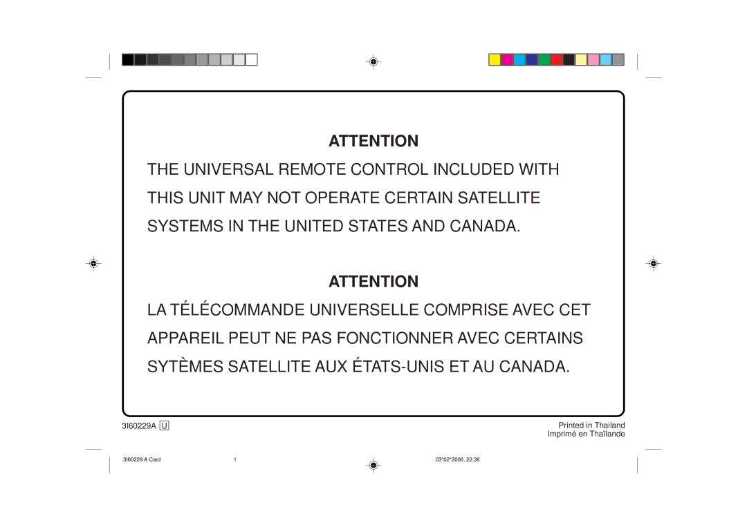 Memorex MT2365 owner manual 3I60229A U 