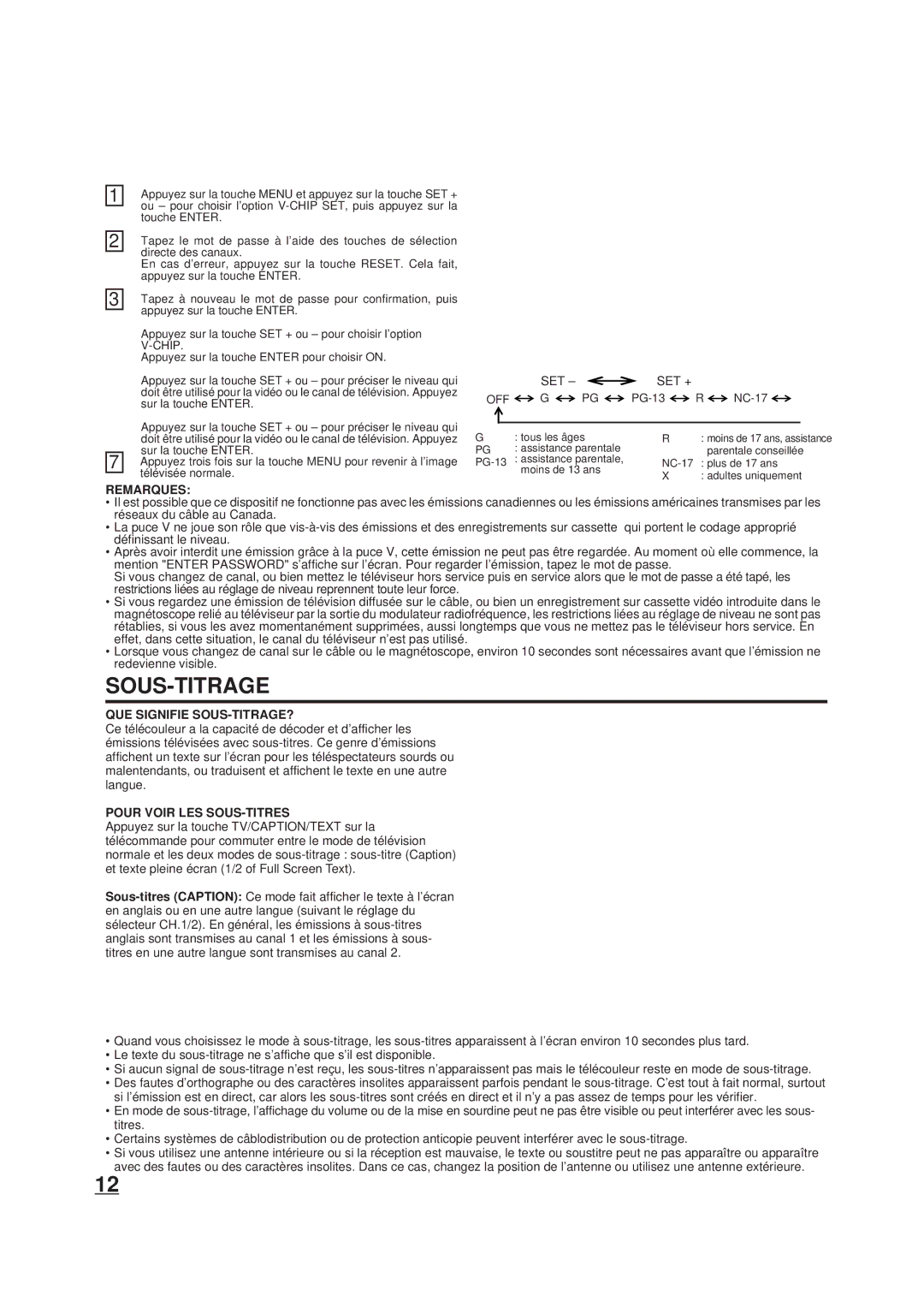 Memorex MT2365 owner manual Remarques, QUE Signifie SOUS-TITRAGE?, Pour Voir LES SOUS-TITRES 