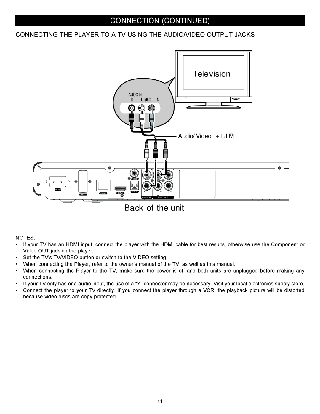 Memorex MVBD2535GPH manual Audio/Video +IJTM 