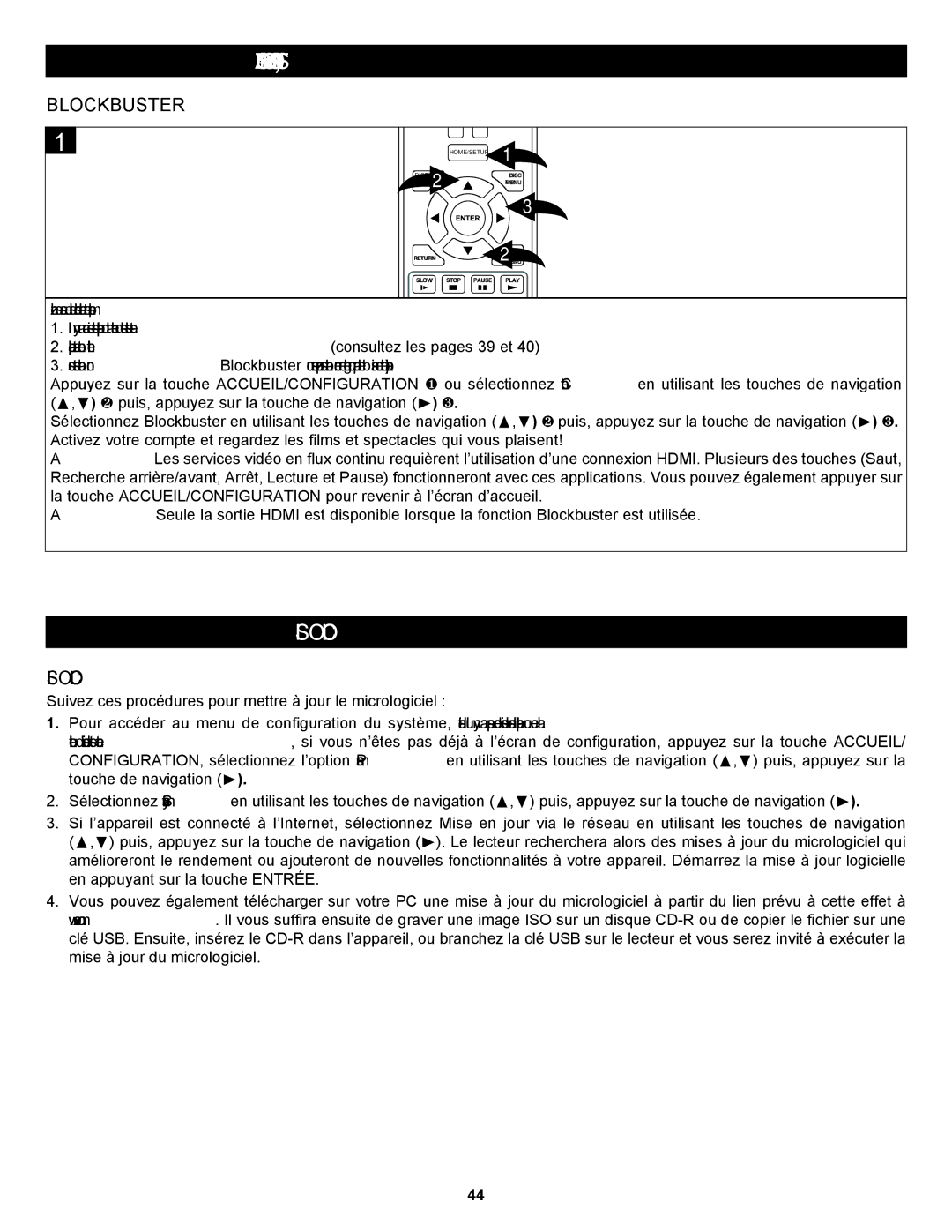 Memorex MVBD2535GPH manual Utilisation DES Applications Suite, Mise À Jour DU Micrologiciel 