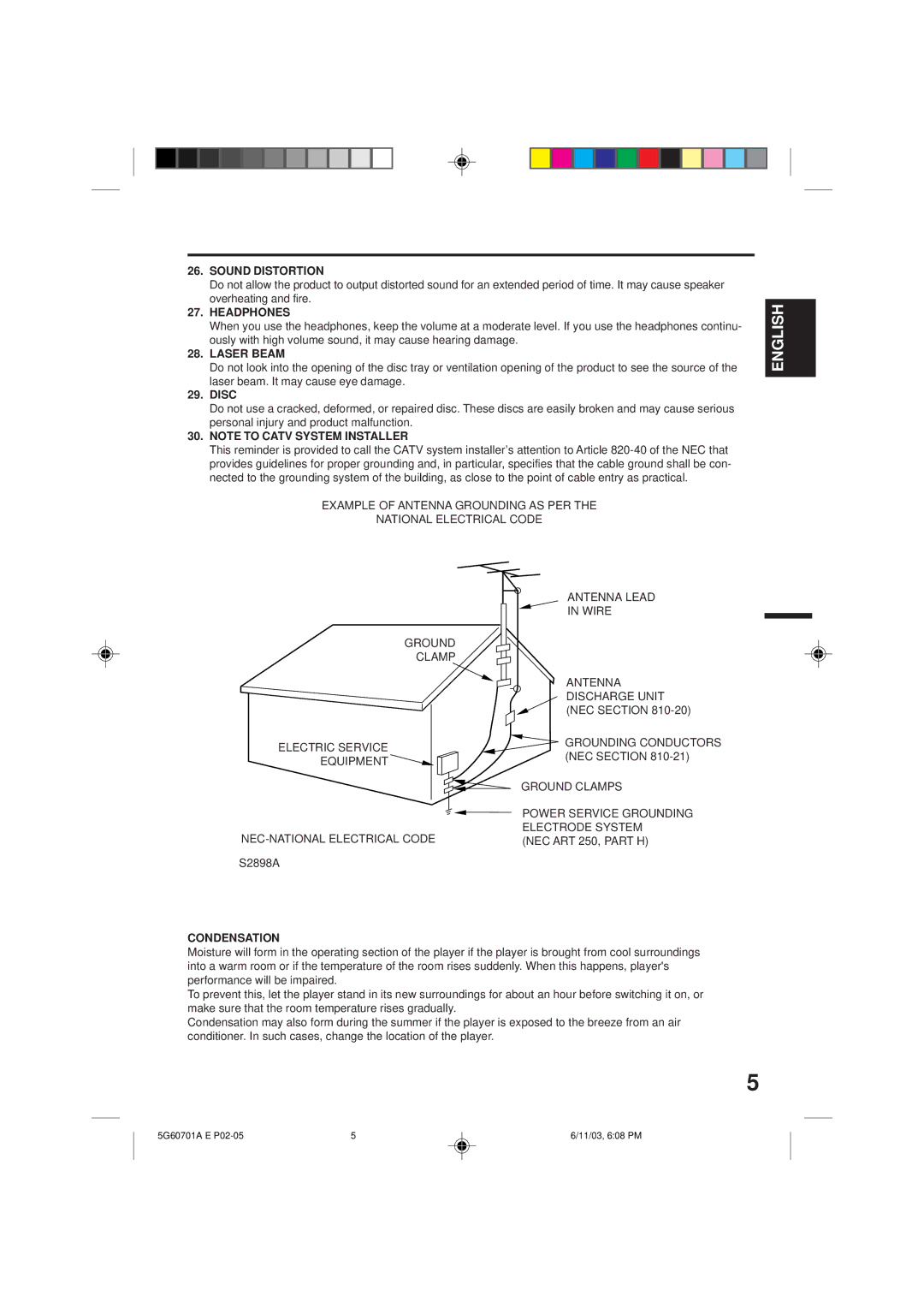 Memorex MVD2009CB owner manual Sound Distortion, Headphones, Laser Beam, Disc, Condensation 