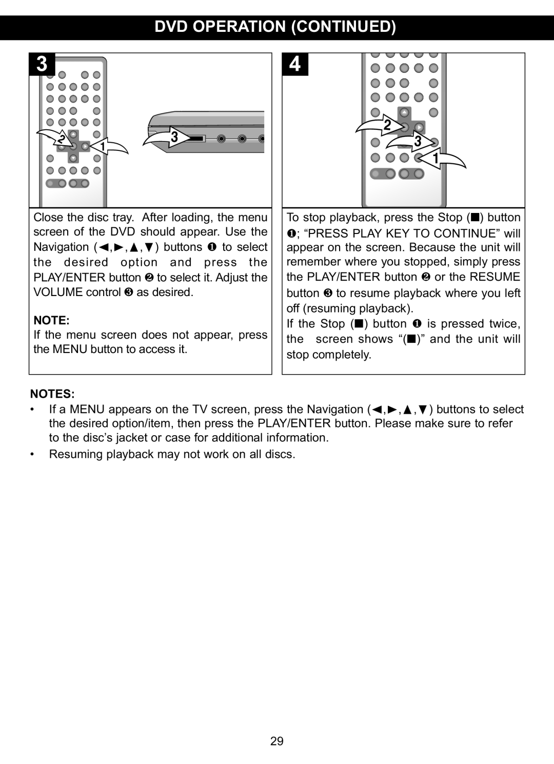 Memorex MVDP1075 manual Remember where you stopped, simply press 