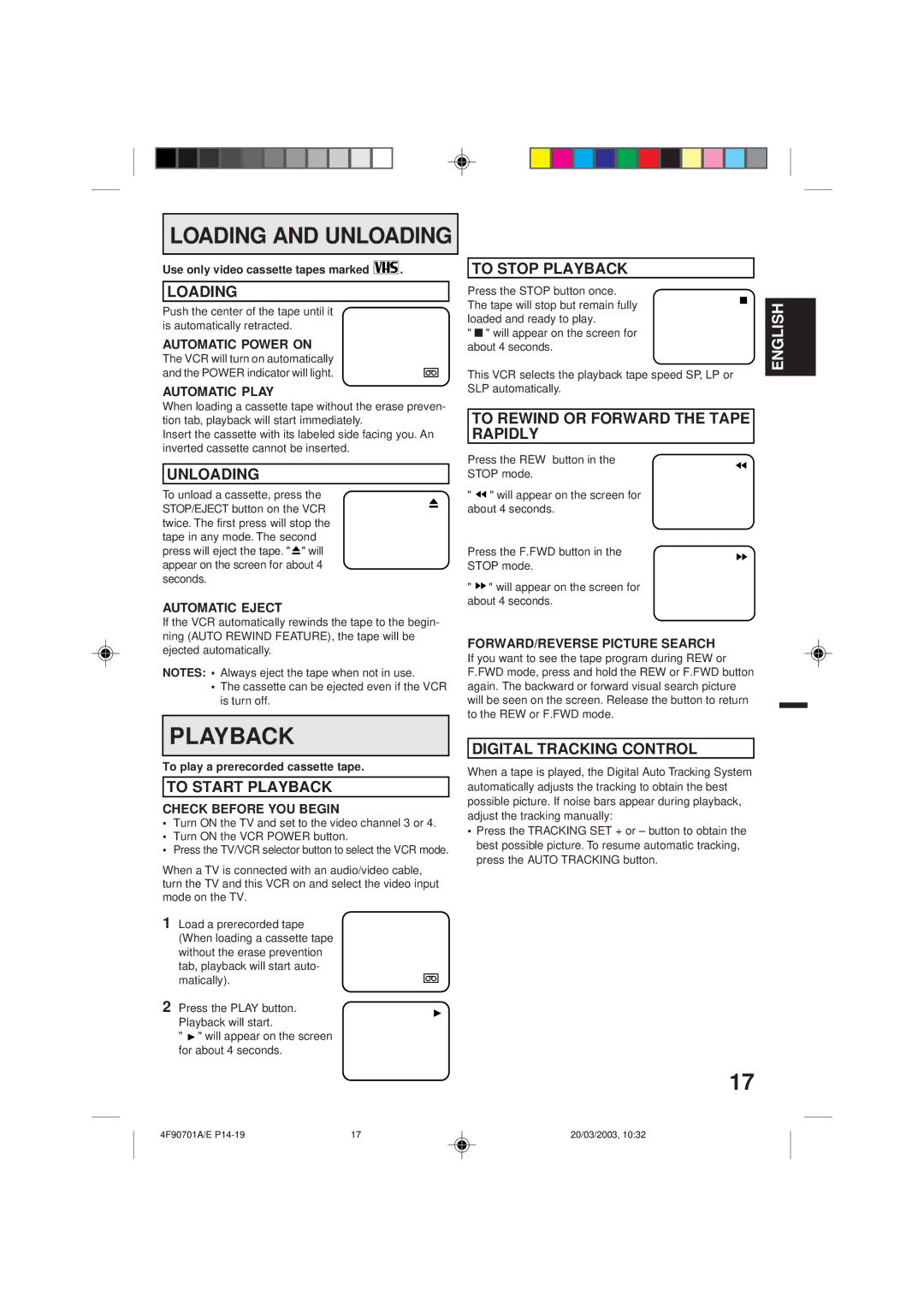 Memorex MVR4042 owner manual Playback 