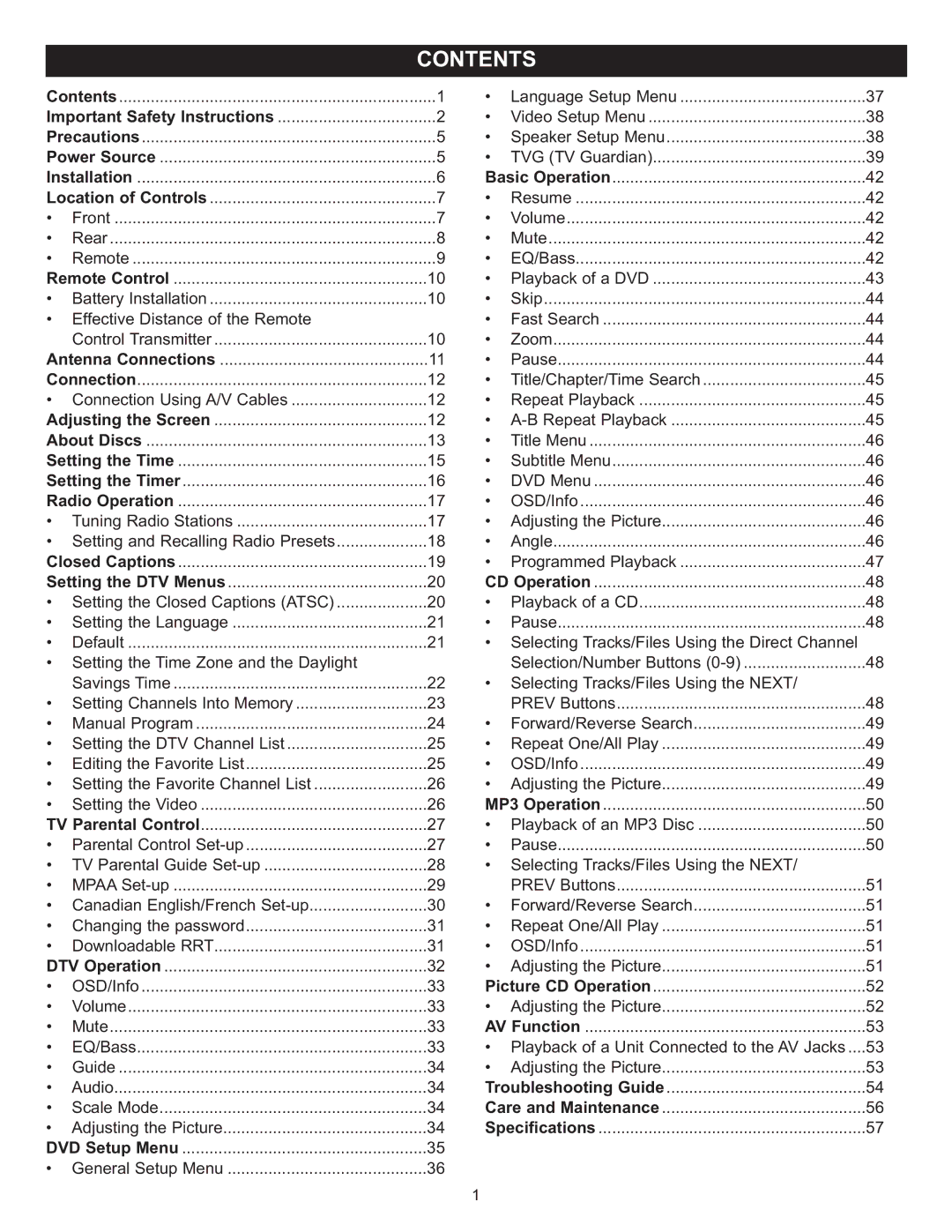 Memorex MVUC821 manual Setting and Recalling Radio Presets 