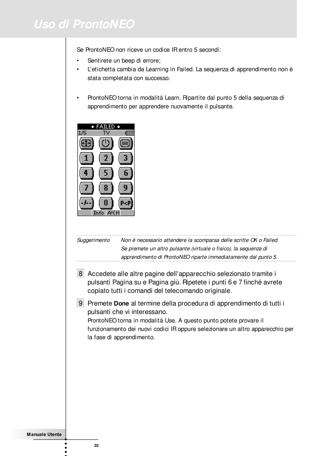 Memorex SBC RU 930 manual Suggerimento 