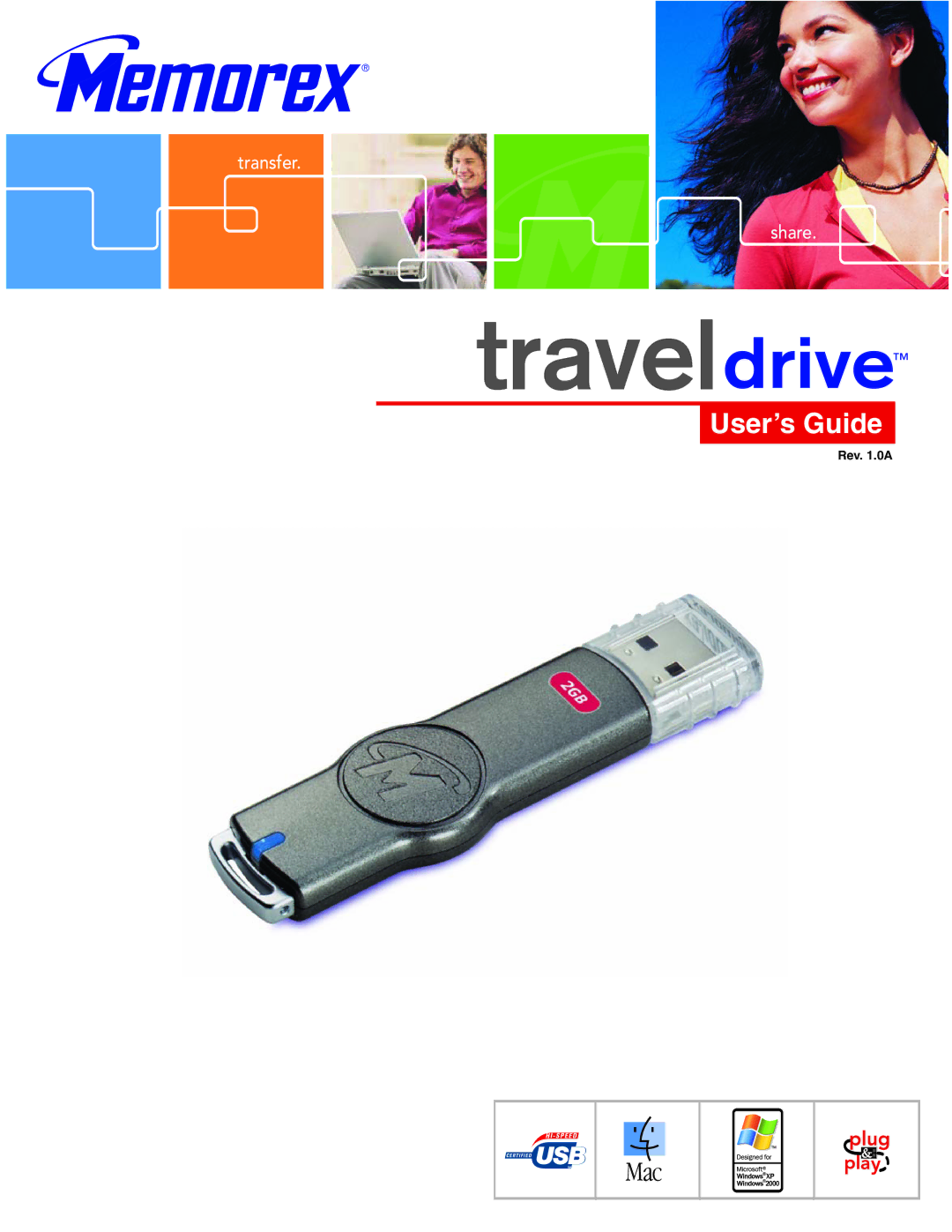 Memorex Travel Drive manual Traveldrive 