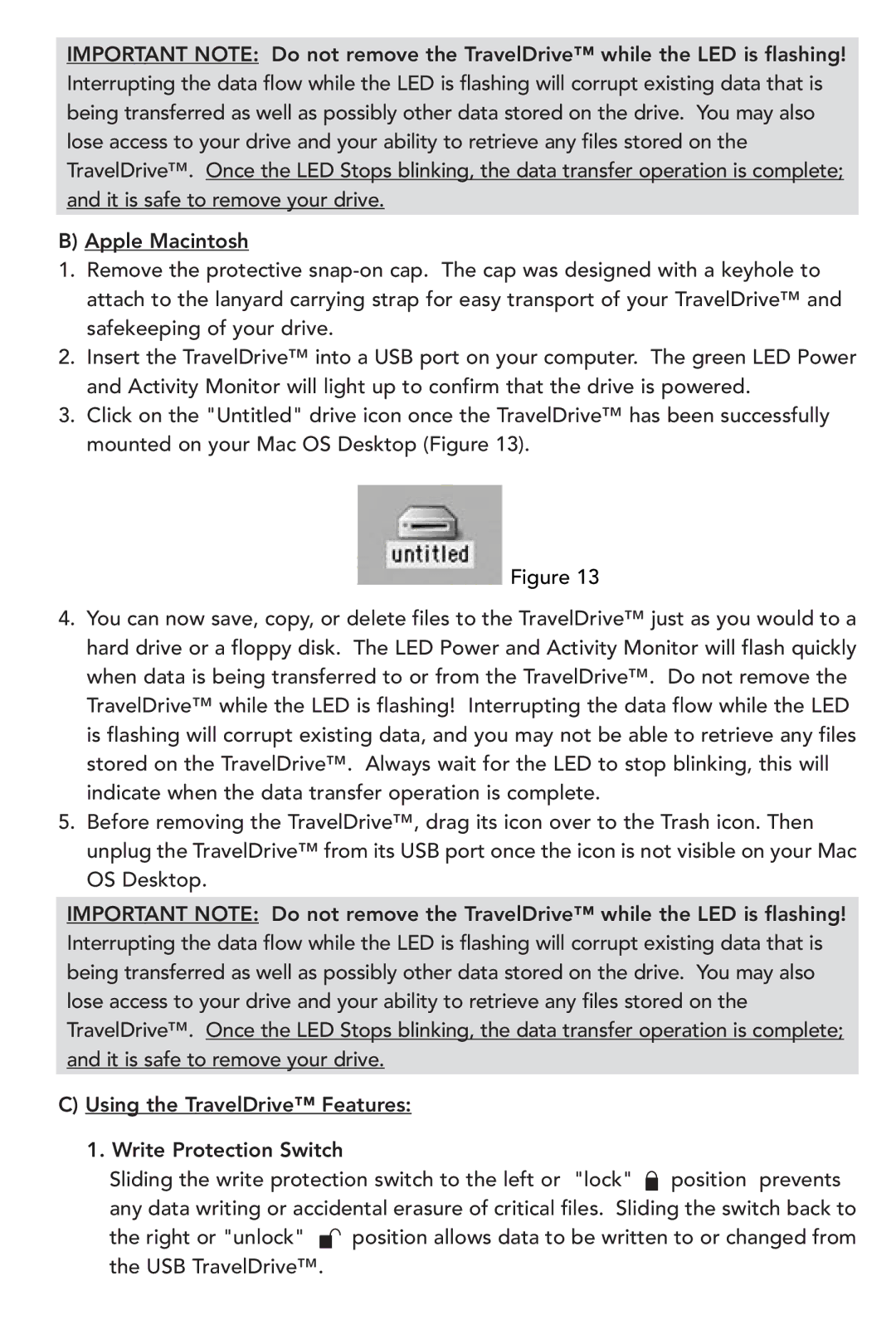 Memorex TravelDrive USB 2.0 manual 