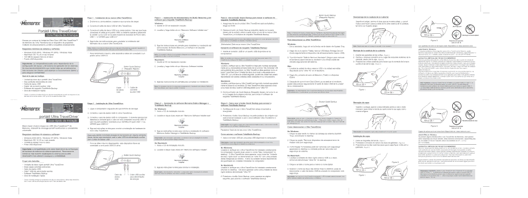Memorex Ultra TravelDrive quick start Requisitos mínimos de sistema y software, Qué es lo que se incluye, Que vem incluído 