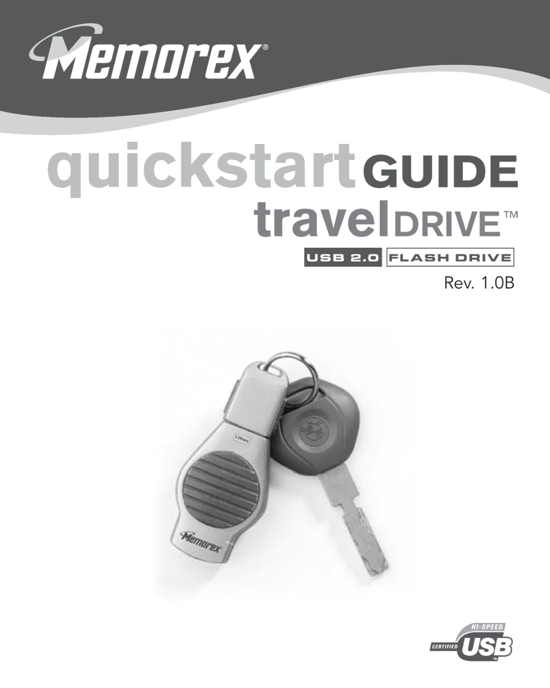 Memorex USB Flash Drive manual TravelDRIVE 