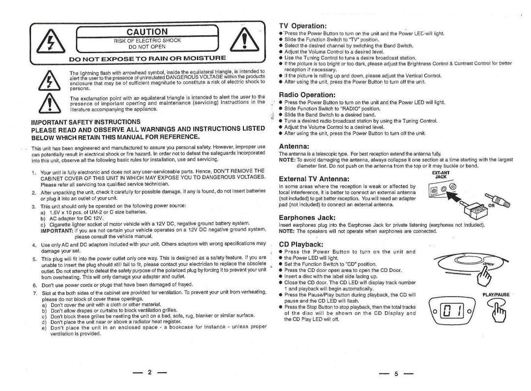 Memorex VX339 manual 