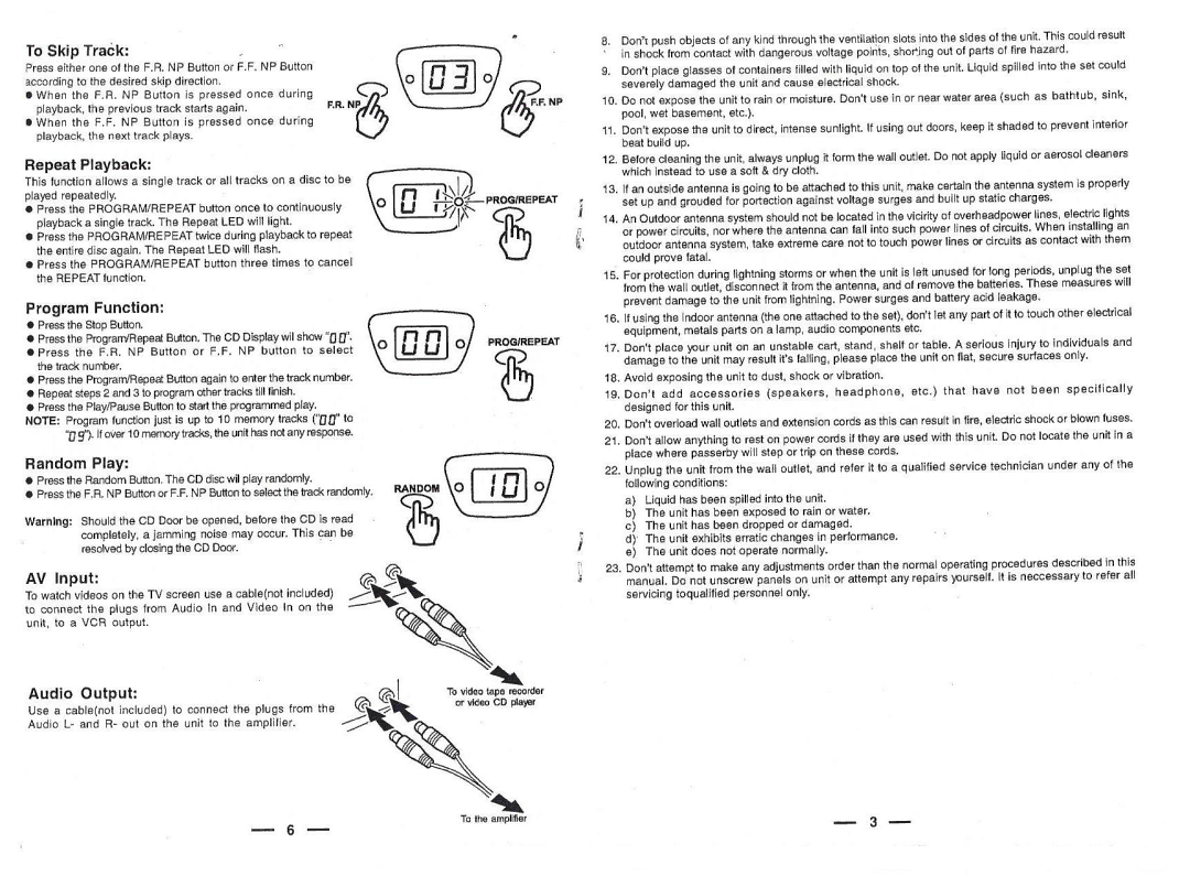 Memorex VX339 manual 