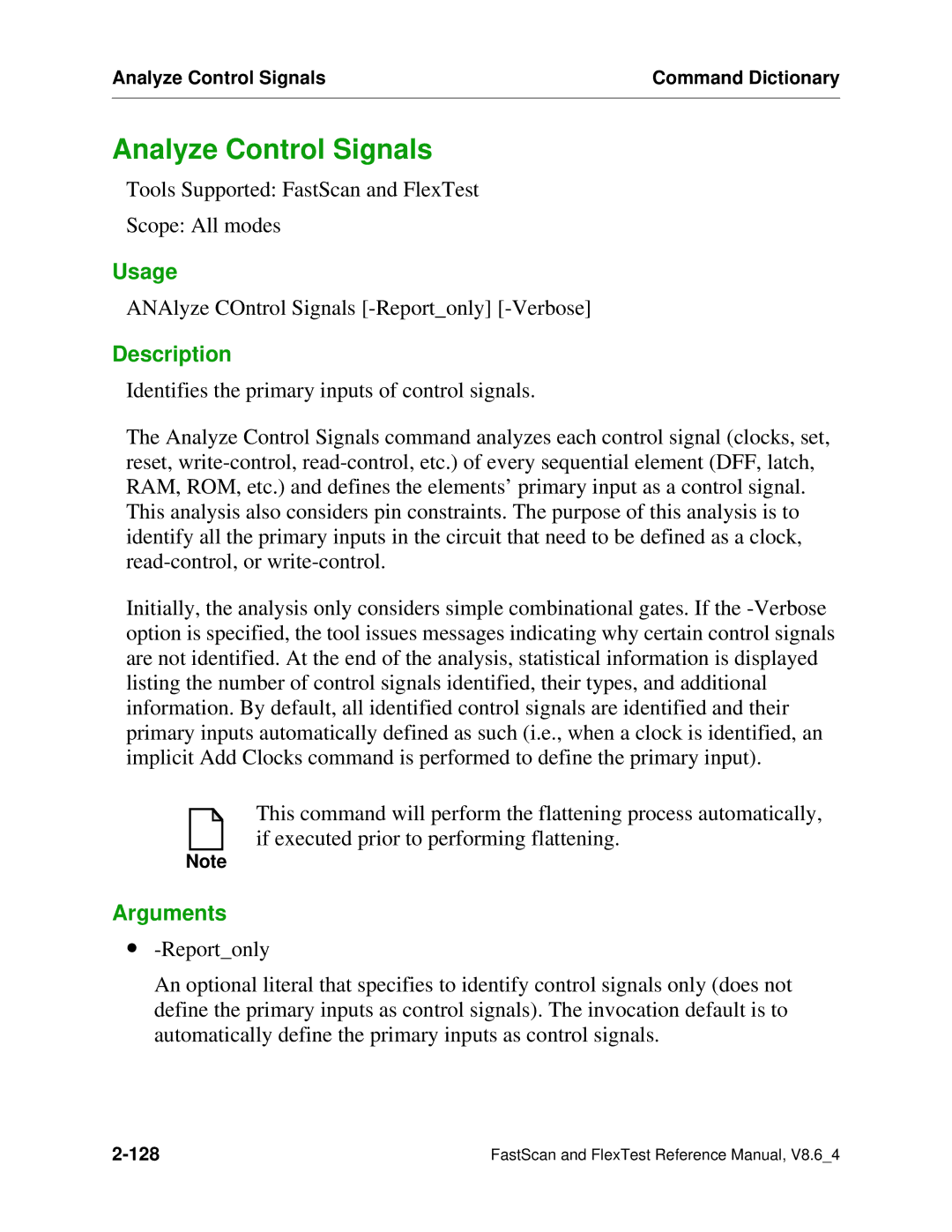 Mentor v8.6_4 manual Analyze Control Signals 