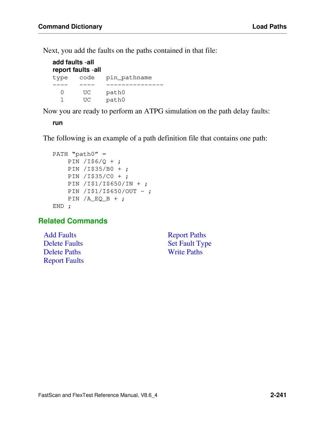 Mentor v8.6_4 manual Next, you add the faults on the paths contained in that file 