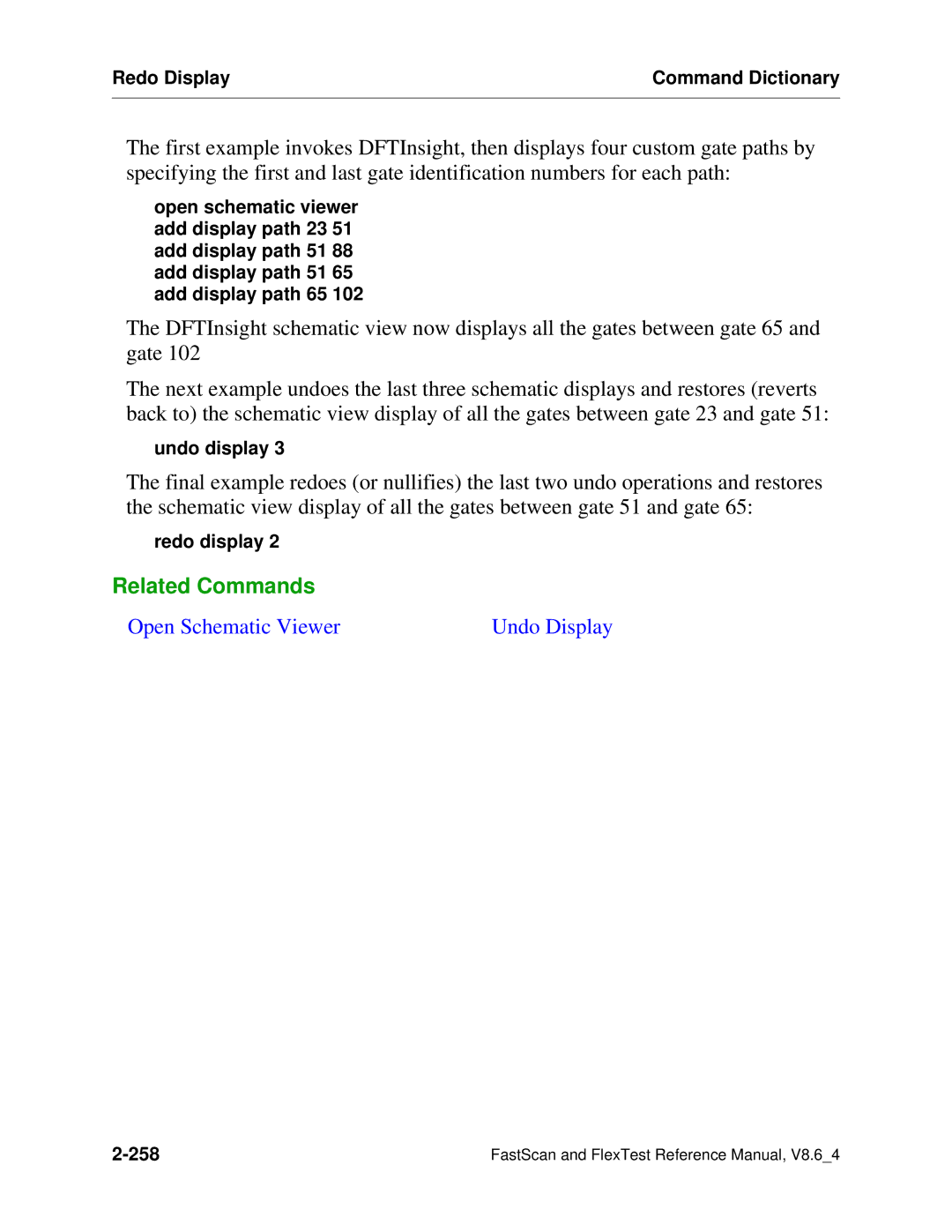 Mentor v8.6_4 manual Open Schematic Viewer Undo Display 