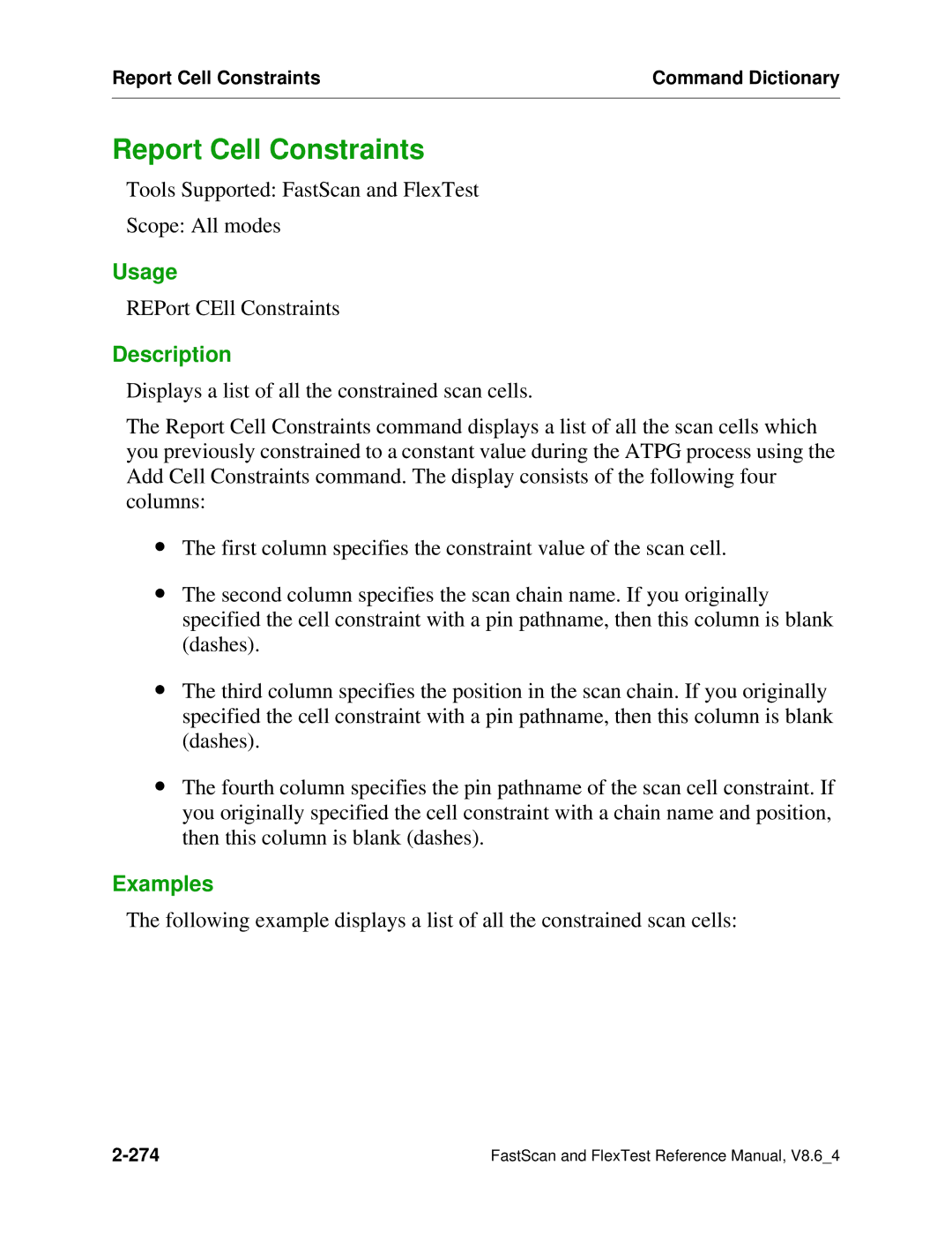 Mentor v8.6_4 manual Report Cell Constraints 