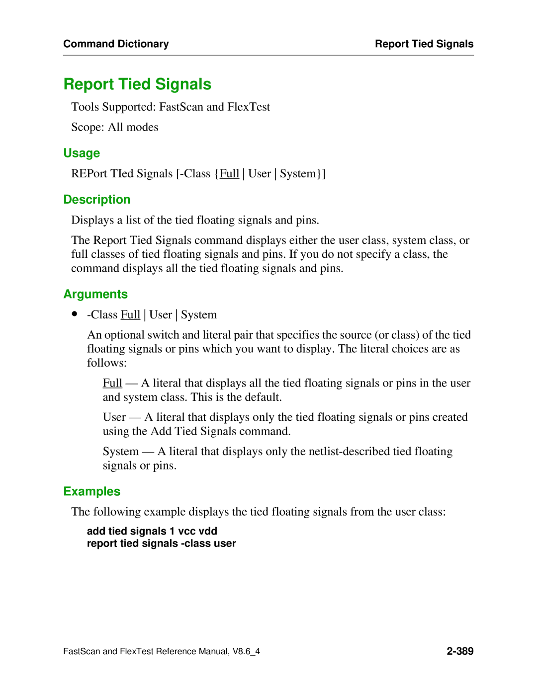 Mentor v8.6_4 manual Report Tied Signals 